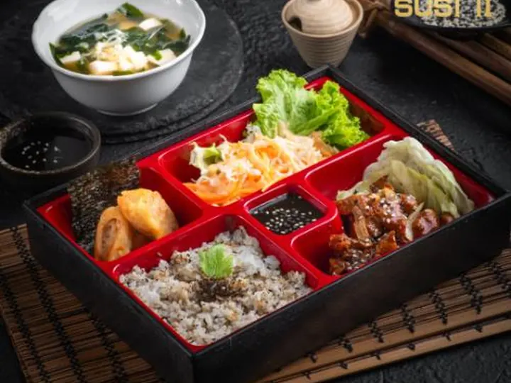 Furikake Bento Chicken Teriyaki