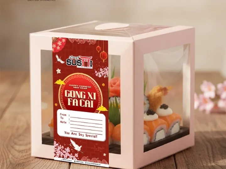 Mini Sushi Cake Sakura